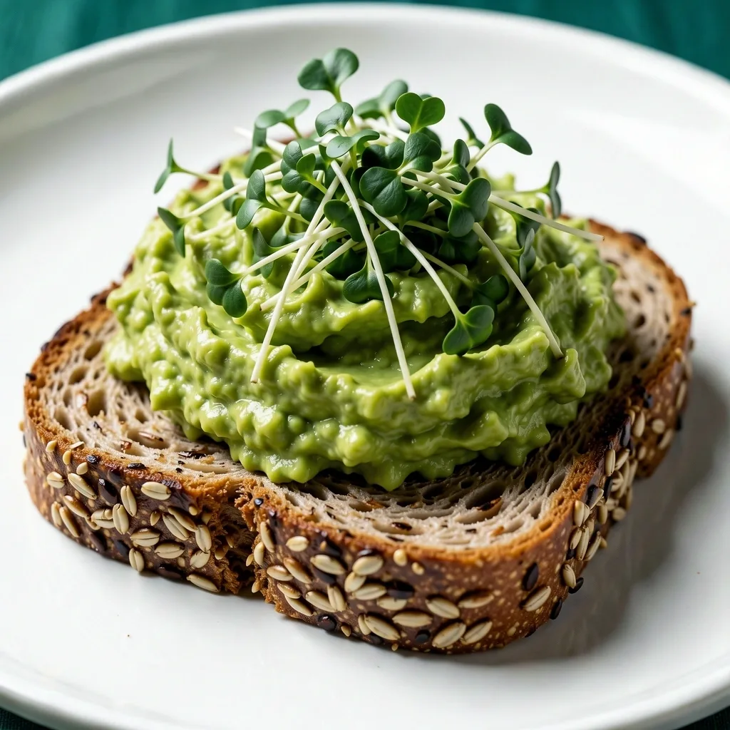 Balanced morning meal concept